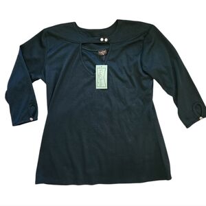 Rock Steady Nostalgic Vintage Inspired Blouse New